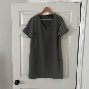 Theory dress in olive green
